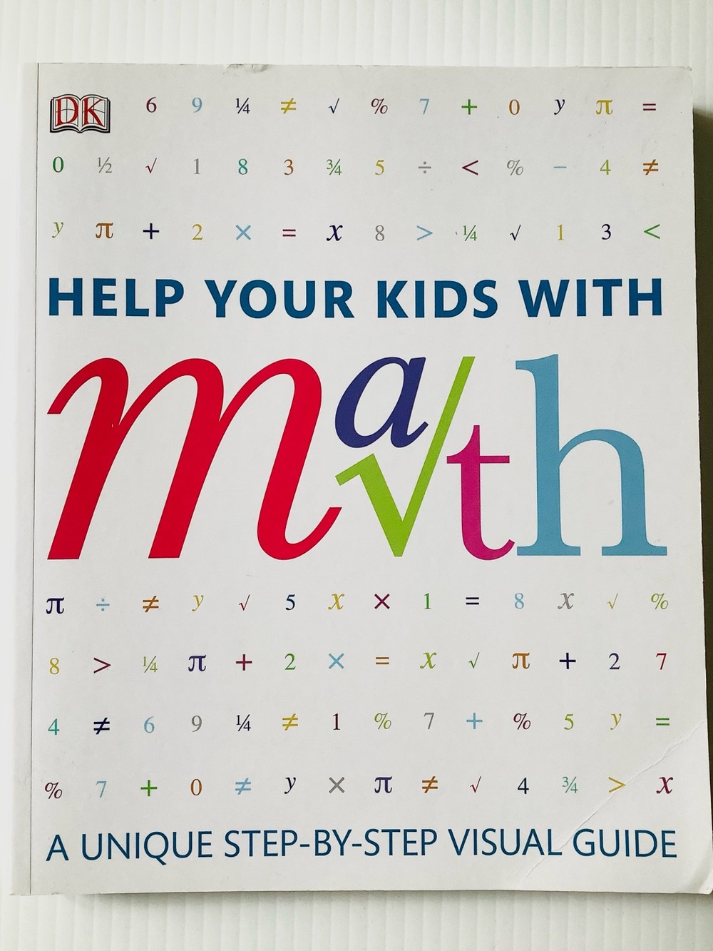 Help Your Kids with Math - White Multicolor Educational Book